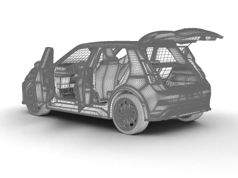 Alpine A290 GTS 2025 HQ 3D Model
