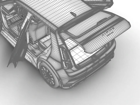 阿尔派 A290 GTS 2025 总部 3D 模型