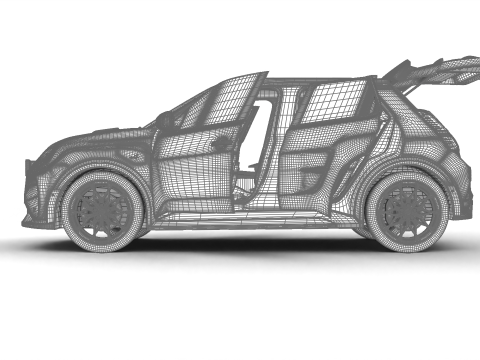 Alpine A290 GTS 2025 HQ 3D Model
