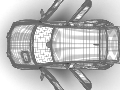 Alpine A290 GTS 2025 HQ 3D Model