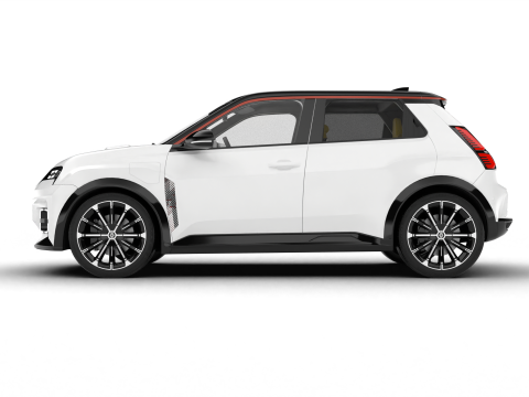 Renault 5 E-Tech Iconic 2025 3D मॉडल