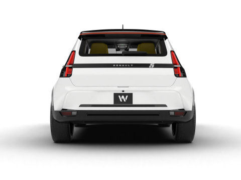 Renault 5 E-Tech Iconic 2025 3D मॉडल