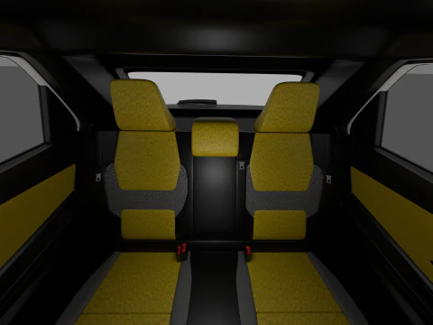 Renault 5 E-Tech Iconic 2025 года 3D Модель