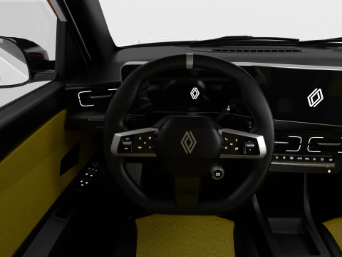 Renault 5 E-Tech Iconic 2025 года 3D Модель