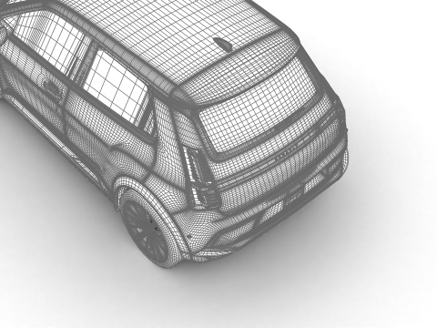Renault 5 E-Tech Iconic 2025 3D मॉडल