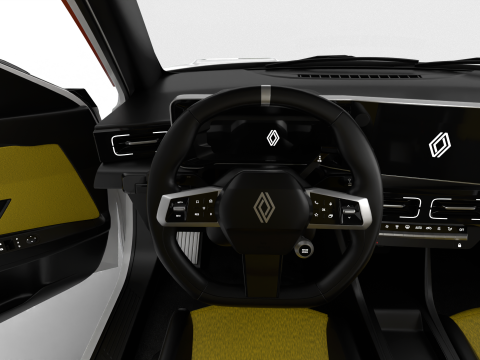 Renault 5 E-Tech 2025 Iconic HQ 3D Model