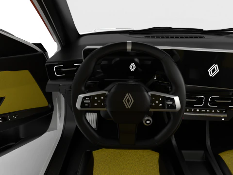 Renault 5 E-Tech 2025 Iconic HQ 3D Model