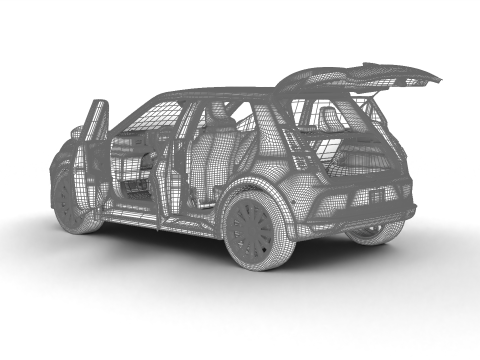 Renault 5 E-Tech 2025 Iconic HQ 3D Model