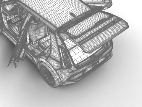 Renault 5 E-Tech 2025 Iconic HQ 3D Model