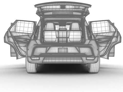 Renault 5 E-Tech 2025 Iconic HQ 3D Model