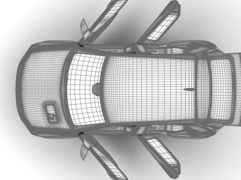 Renault 5 E-Tech 2025 Iconic HQ 3D Model