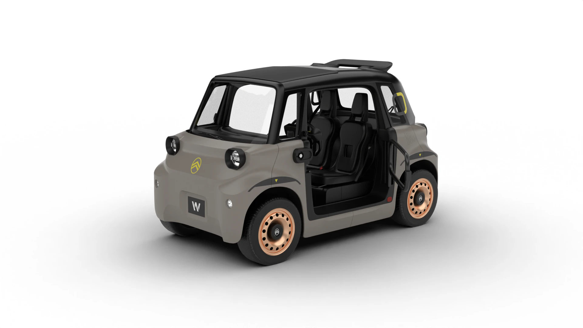 Citroen Ami Buggy 2025 HQ 3D Model .c4d .max .obj .3ds .fbx .stl .blend 