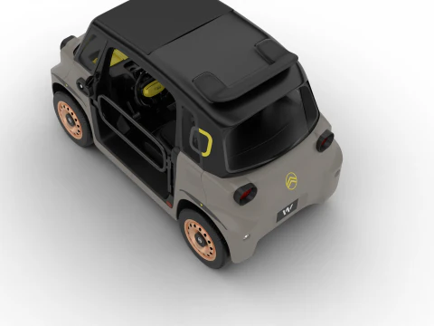 Citroen Ami Buggy 2025 HQ 3D Model