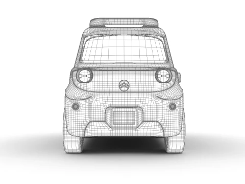 Citroen Ami Buggy 2025 HQ 3D Model