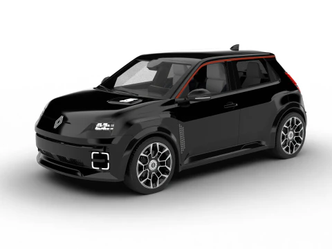 Renault 5 E-Tech Roland-Garros 2025 3D Model