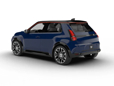 Renault 5 E-Tech Roland-Garros 2025 3D Model