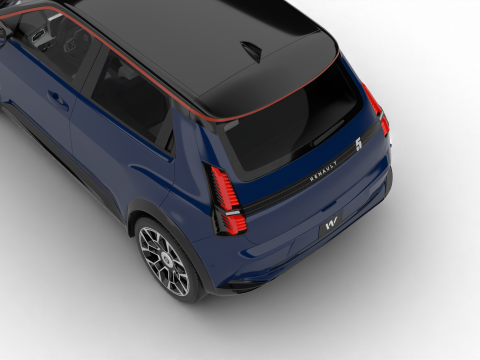Renault 5 E-Tech Roland-Garros 2025 Model 3D