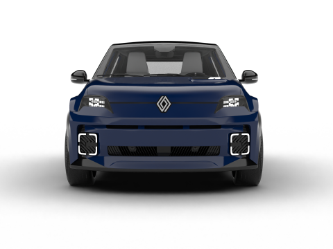 Renault 5 E-Tech Roland-Garros 2025 Model 3D