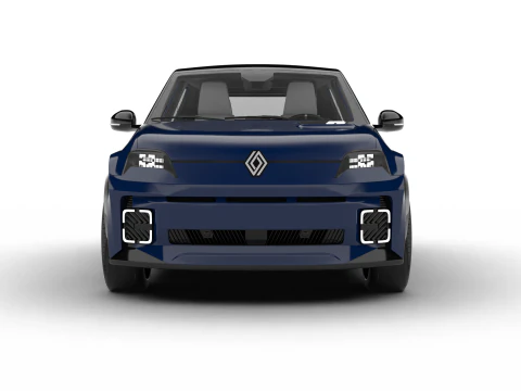 Renault 5 E-Tech Roland-Garros 2025 3D Model