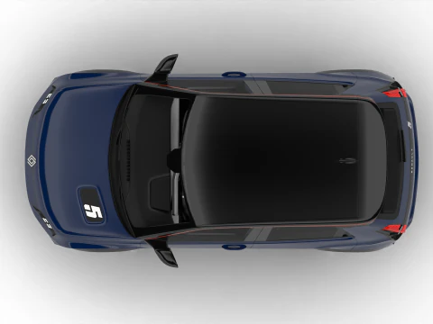 Renault 5 E-Tech Roland-Garros 2025 3D Model