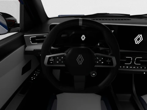 Renault 5 E-Tech Roland-Garros 2025 3D Model