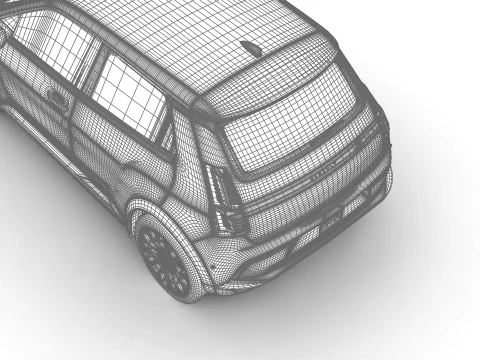 Renault 5 E-Tech Roland-Garros 2025 3D Model