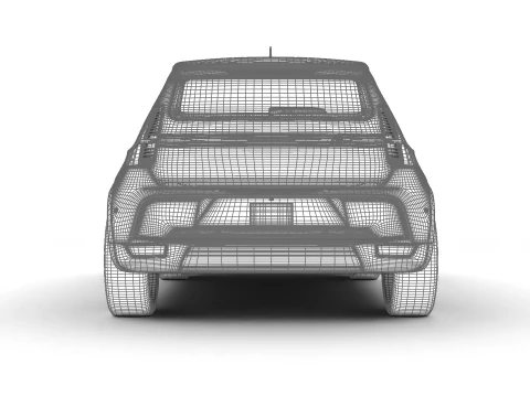 Renault 5 E-Tech Roland-Garros 2025 3D Model