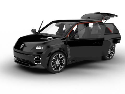 Renault 5 E-Tech Roland-Garros 2025 Modèle 3D
