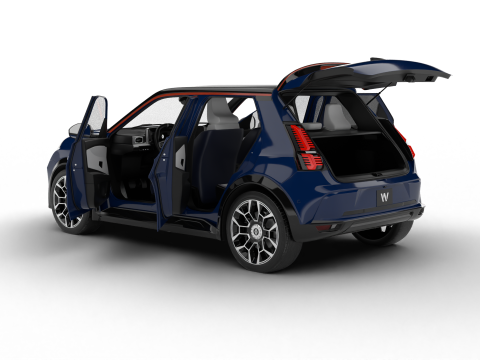 Renault 5 E-Tech Roland-Garros 2025 Modèle 3D