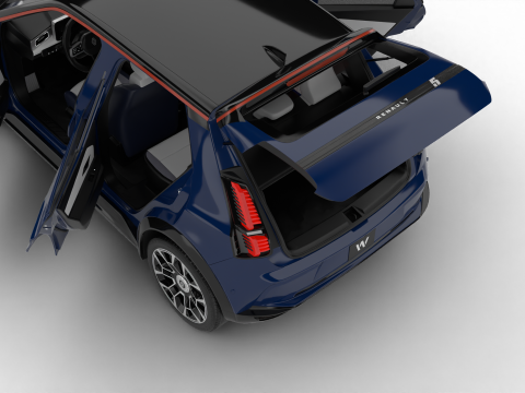 Renault 5 E-Tech Roland-Garros 2025 Modèle 3D