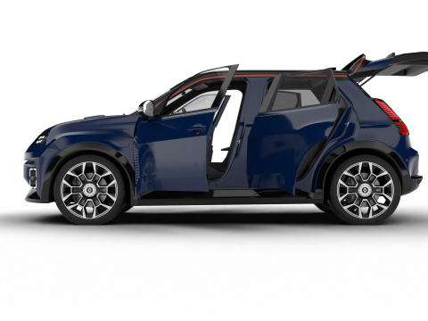 Renault 5 E-Tech Roland-Garros 2025 Modèle 3D