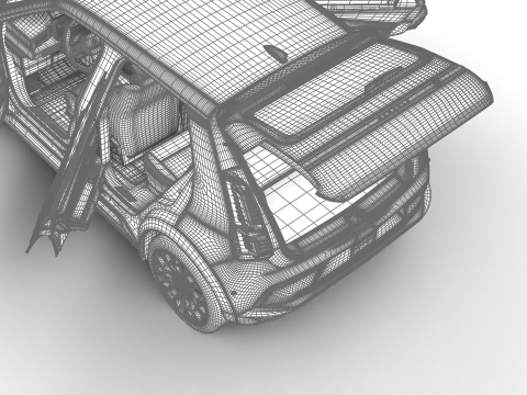 Renault 5 E-Tech Roland-Garros 2025 Modèle 3D