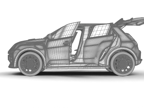 Renault 5 E-Tech Roland-Garros 2025 Modèle 3D