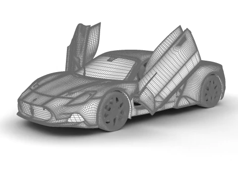 Sede centrale Maserati MC20 2021 Modello 3D