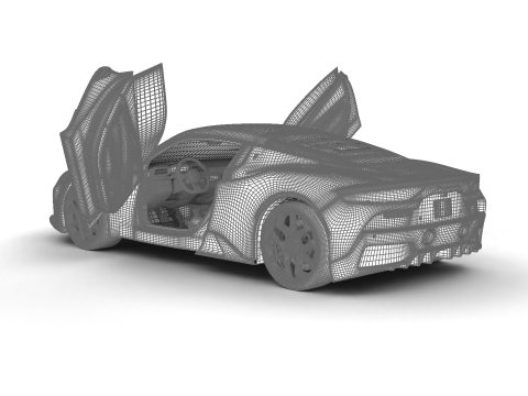 Maserati MC20 2021 HQ 3Dモデル