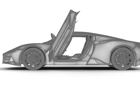 Maserati MC20 2021 HQ 3Dモデル