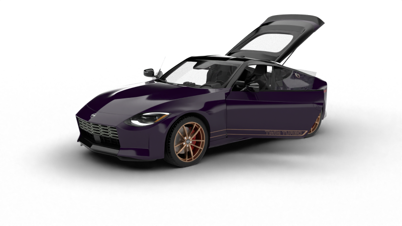 Nissan Z Heritage Edition 2026 HQ 3D 模型 .c4d .max .obj .3ds .fbx .stl .blend 