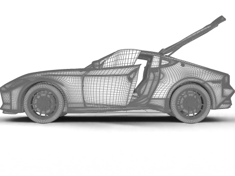 Nissan Z Heritage Edition 2026 HQ 3D 模型