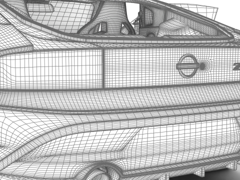 Nissan Z Heritage Edition 2026 HQ 3D 模型