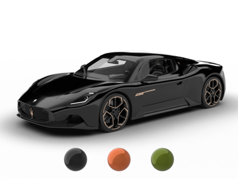 Maserati MC20 Notte Edition 2023 3D Модель