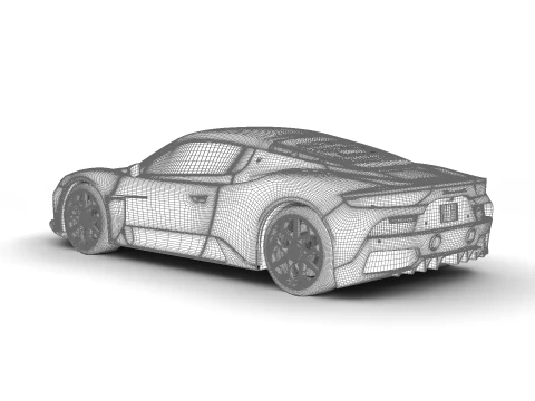 Maserati MC20 Notte Edizione 2023 Modello 3D