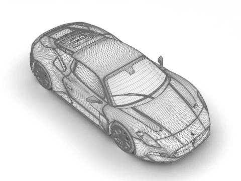 Maserati MC20 Notte Edizione 2023 Modello 3D