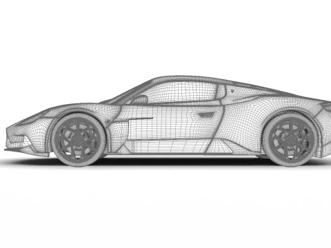 Maserati MC20 Notte Edizione 2023 Modello 3D