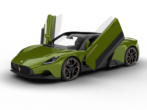 Maserati MC20 Notte Edition 2023 HQ 3D Модель