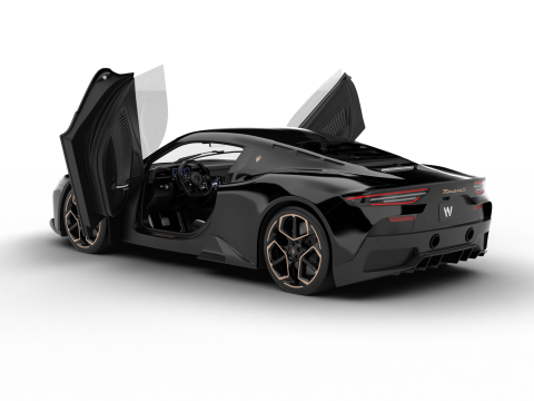 Maserati MC20 Notte Edition 2023 HQ 3D Модель