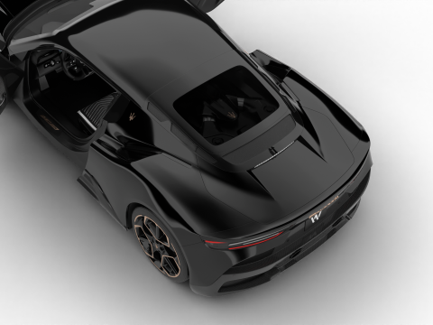 Maserati MC20 Notte Edition 2023 HQ 3D Модель