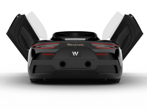 Maserati MC20 Notte Edition 2023 HQ 3D Модель