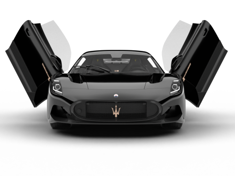 Maserati MC20 Notte Edition 2023 HQ 3D Модель
