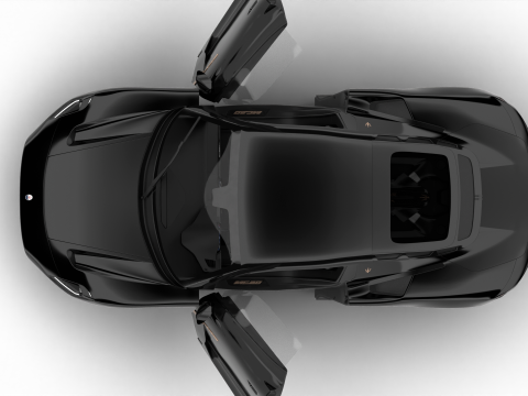 Maserati MC20 Notte Edition 2023 HQ 3D Модель