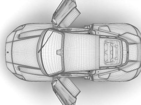 Maserati MC20 Notte Edition 2023 HQ 3D Модель
